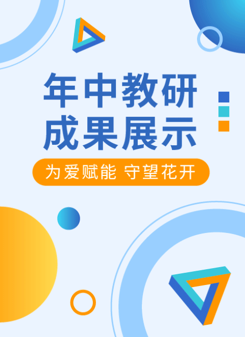 教研成果展示公众号模板预览图